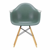 Vitra - DAW fiberglass chair gold maple