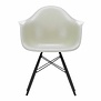 Vitra Eames DAW Fiberglass Armchair, black maple legs