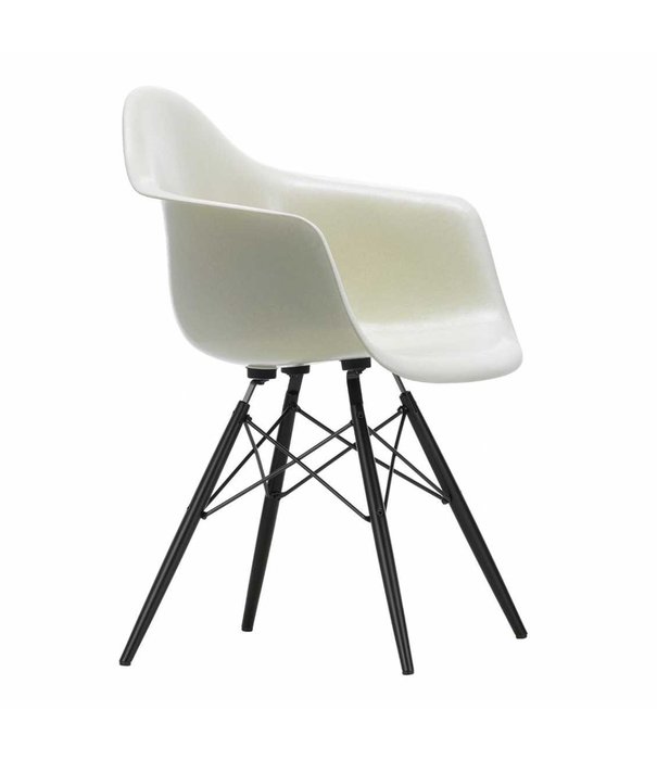 Vitra  Vitra Eames DAW Fiberglass Dining Armchair, black maple legs