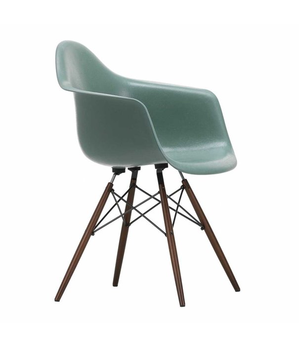 Vitra  Vitra - DAW Fiberglass Armchair - dark maple