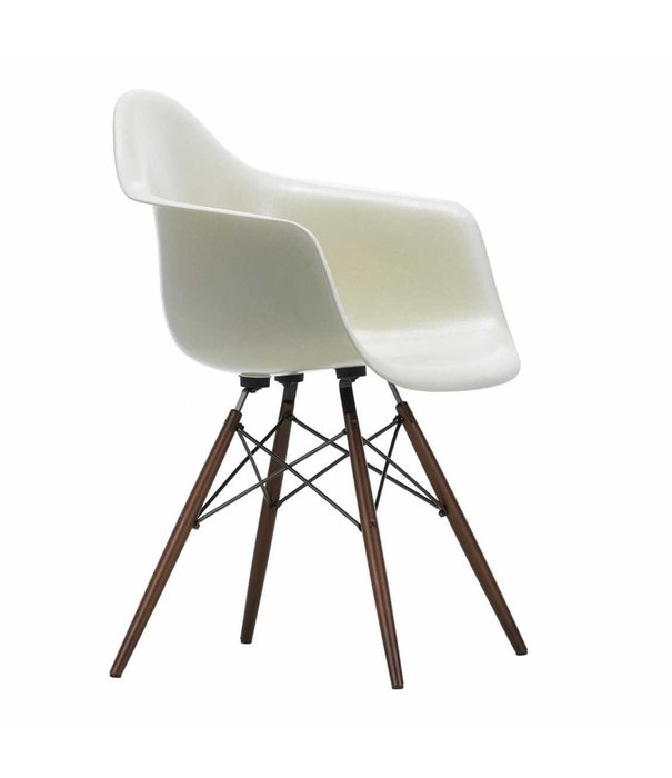 Vitra  Vitra Eames DAW Fiberglass Dining Armchair dark maple legs