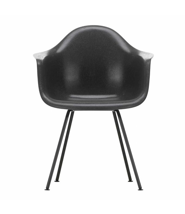 Vitra  Vitra - Eames DAX Stoel Fiberclass / Zwart