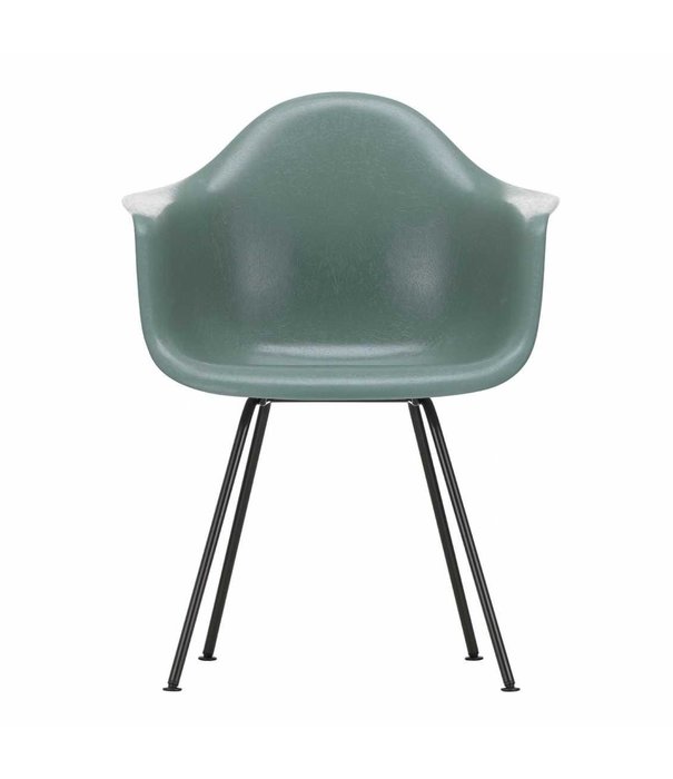 Vitra  Vitra Eames DAX fiberglass Eetkamerstoel,  zwart poten