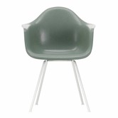 Vitra - DAX fiberglass chair white legs