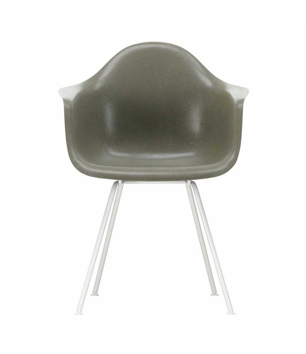 Vitra  Vitra - DAX fiberglass stoel poten wit