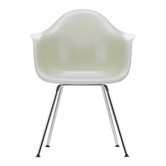 Vitra Eames DAX fiberglass armstoel onderstel verchroomd