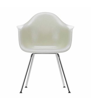 Vitra - Eames DAX fiberglass armchair chromed legs