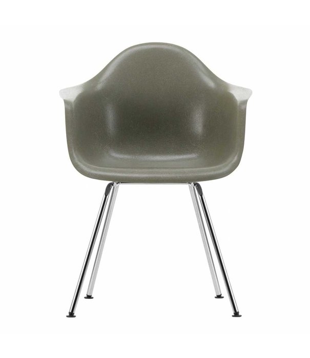 Vitra  Vitra Eames DAX fiberglass armchair chromed legs