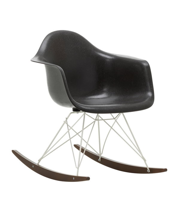 Vitra  Vitra - Eames Fiberglass RAR Armchair  wit / goud esdoorn