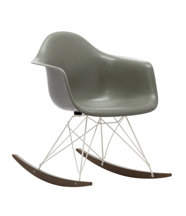 Vitra  Vitra - Eames Fiberglass Armchair RAR gold maple, white