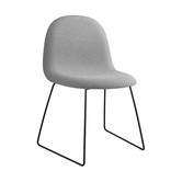 Gubi - 3D dining chair upholstered -  base sledge