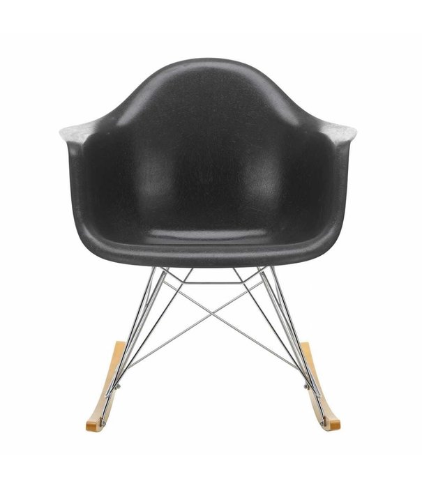 Vitra  Vitra Eames Fiberglass Armchair RAR chrome / gold maple