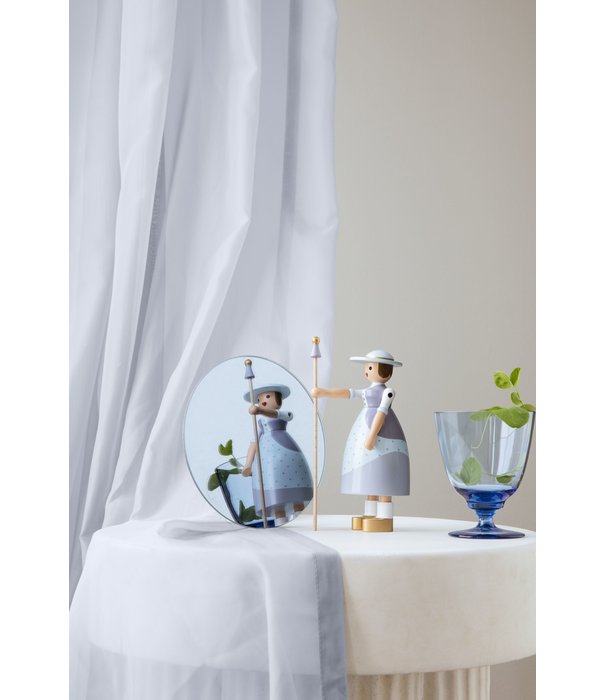 Kay Bojesen  Shepherdess, blauw beuken