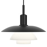 Louis Poulsen - PH 5 / 5 Hanglamp Zwart - Opaal Glas