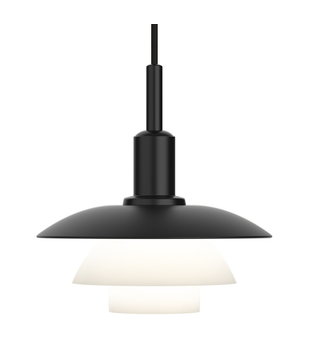 Louis Poulsen - PH 3 / 3 Pendant, Black, Opal Glass