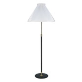 Le Klint: Vloerlamp 351 messing - zwart