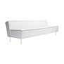 Gubi - Modern Line Sofa - basis zwarte poten L240