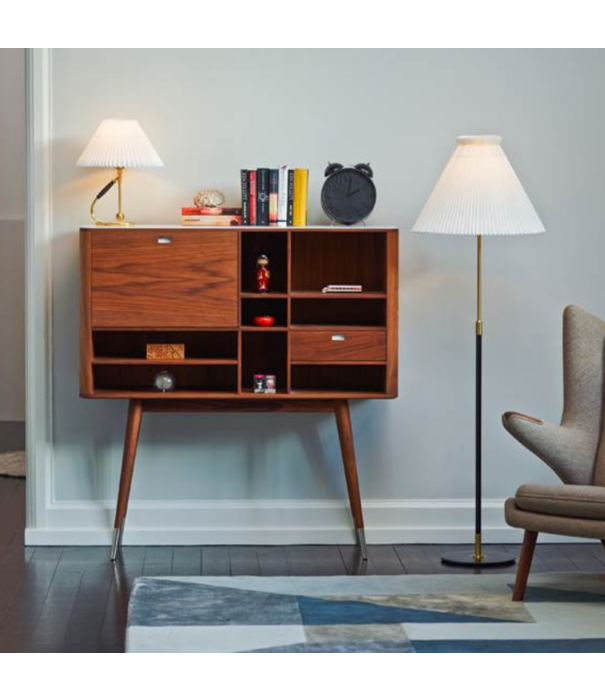 Le klint  Le Klint 351 Floor lamp brass, black, Aage Petersen 1970