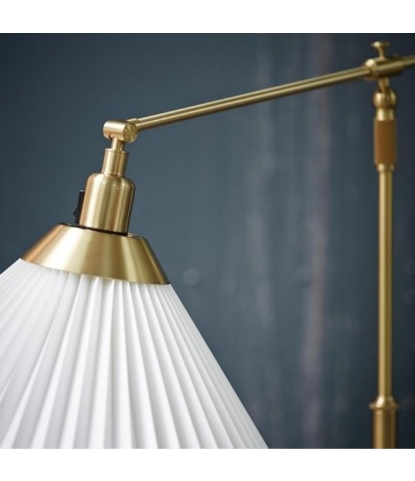 Le klint  Model 349 Floor Lamp brass, black base