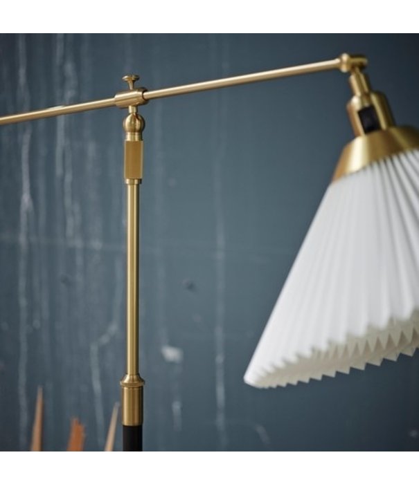 Le klint  Model 349 Floor Lamp brass, black base