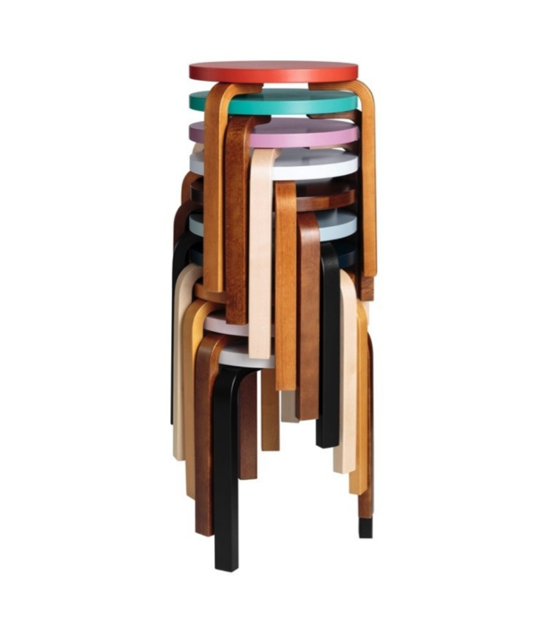 Artek  Artek - Stool 60 berken, oranje