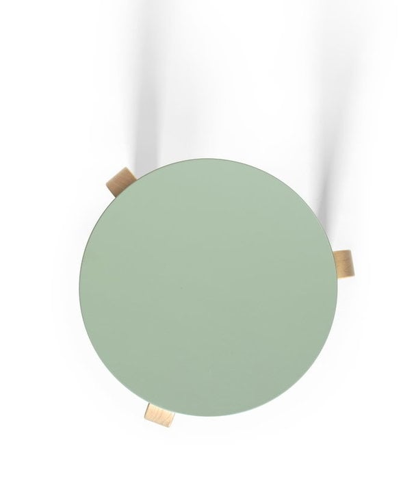 Artek  Stool 60 birch, seat green