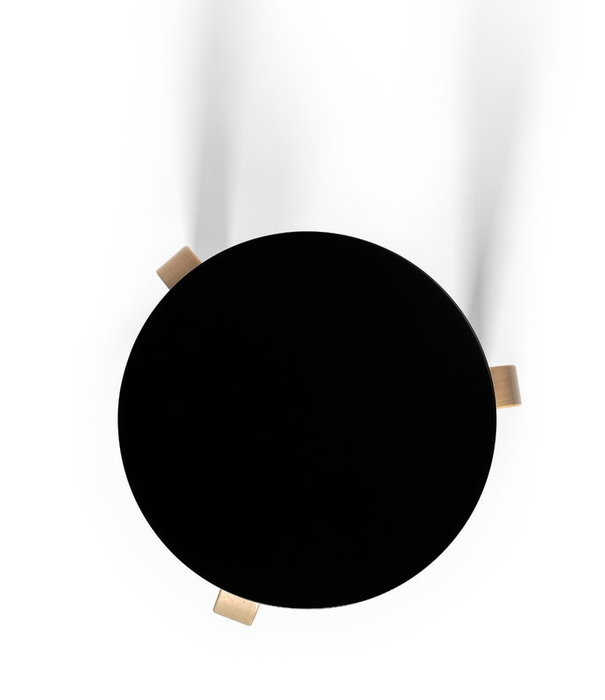 Artek  Stool 60 birch, seat black