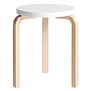 Artek - Stool 60 white lacquered