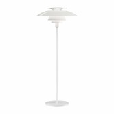 PH 80 Vloerlamp opaal wit, wit met dimmer