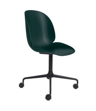 Gubi - Beetle meeting chair 4 star base with castors