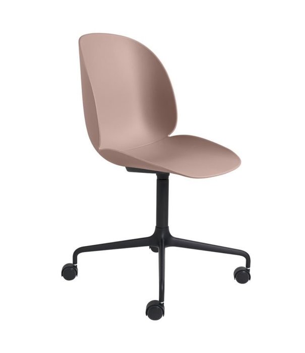 Gubi  Gubi - Beetle meeting chair 4 star base with castors