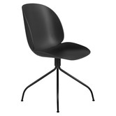 Gubi - Beetle meeting chair - black swivel base