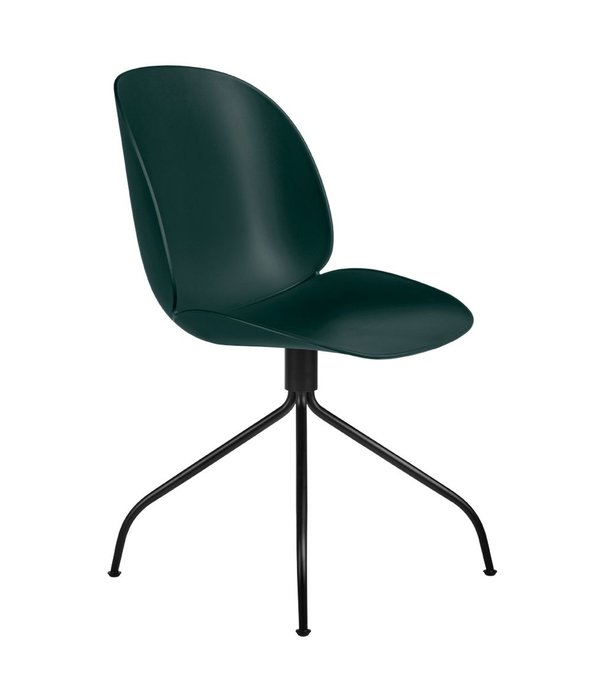 Gubi  Gubi - Beetle meeting chair - black swivel base