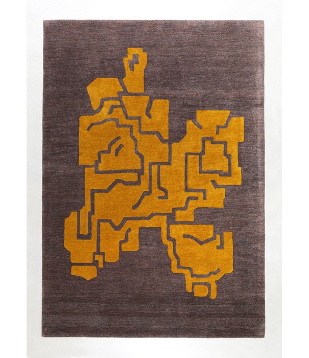 Massimo Copenhagen  Massimo Copenhagen  Structures Fragment 1 Wool / Bamboo Rug