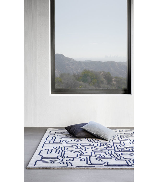 Massimo Copenhagen  Massimo Copenhagen Fragment 2  Wool / Bamboo Rug