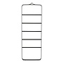 Audo - Towel ladder zwart - donker essen