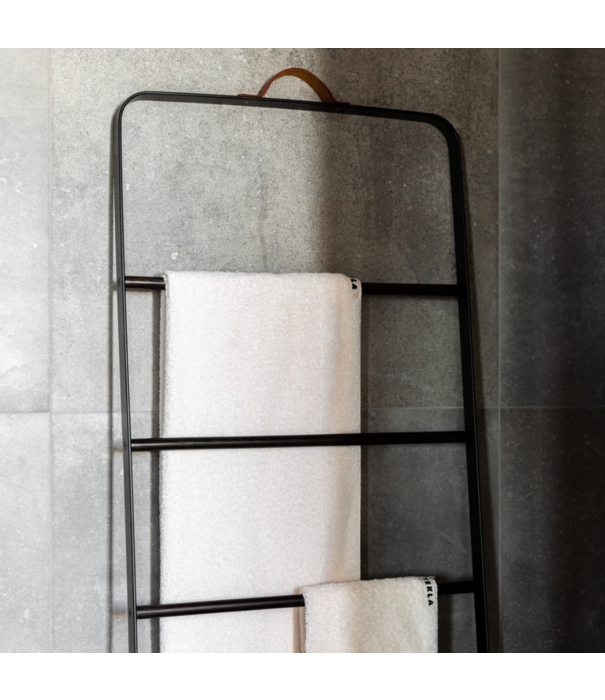 Audo Audo - Towel ladder zwart - donker essen