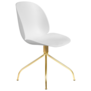 Gubi - Beetle meeting stoel - messing swivel voet