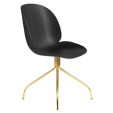 Gubi - Beetle meeting chair - brass swivel base