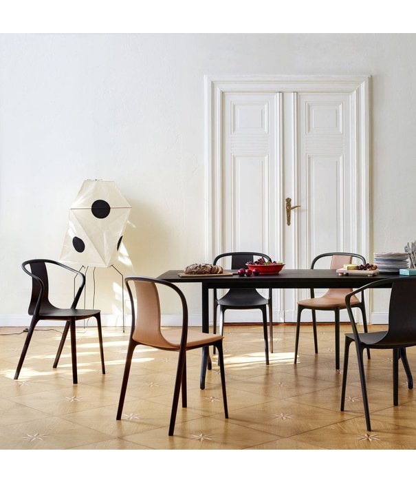 Vitra  Vitra - Belleville Armstoel Hout