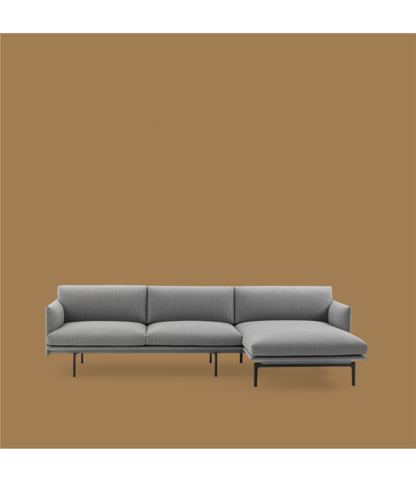 Muuto  Muuto - Outline sofa with chaise longue