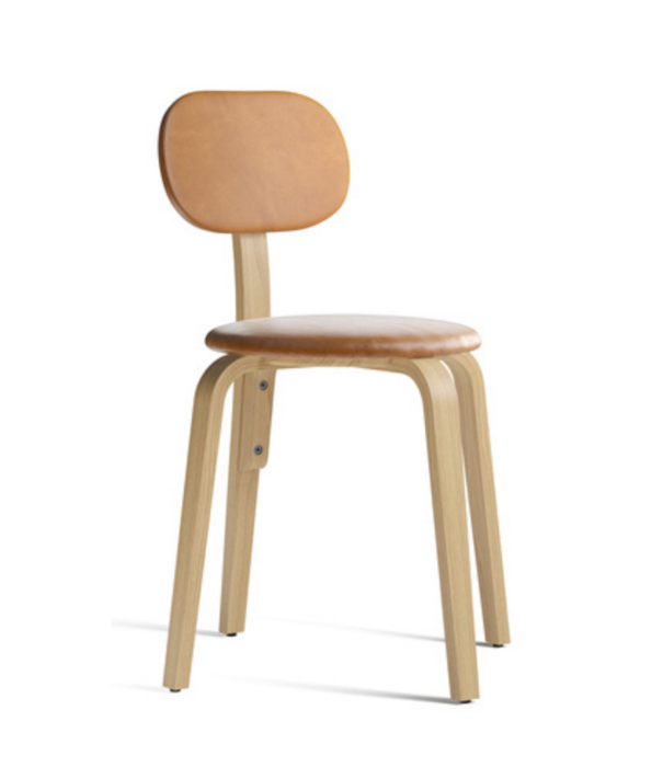 Audo Audo - Afteroom Plywood Dining Chair - Leather