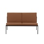 Artek - Kiki Two Seater Sofa - Walnut Leather