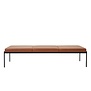 Artek - Kiki Three Seater Bench - Walnut Leather