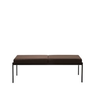 Artek - Kiki Two Seater Bench - Mocca Leather