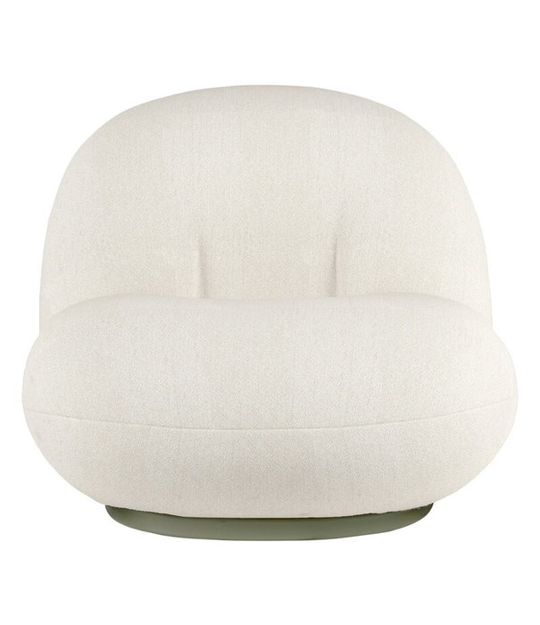Gubi  Pacha outdoor lounge stoel - swivel voet - stof Lorkey 40