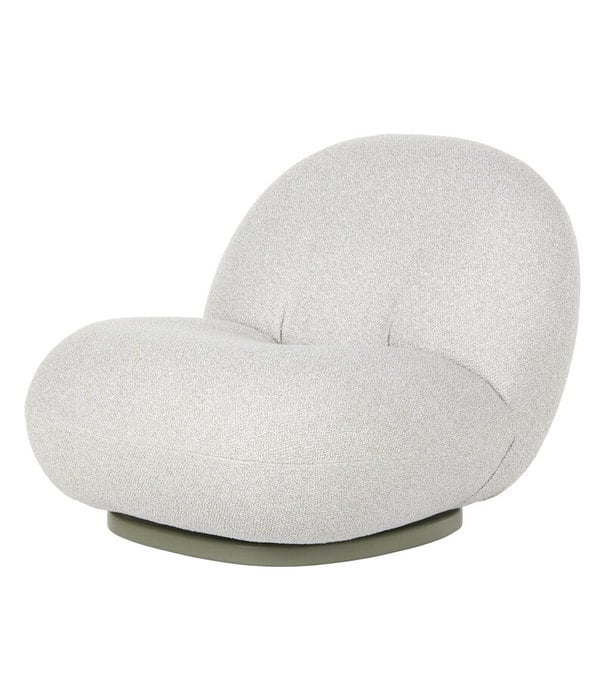 Gubi  Gubi Pacha Outdoor Lounge Stoel Libera 003, swivel voet