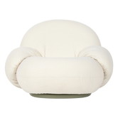 Pacha Outdoor Lounge Chair with armrest Lorkey 40, swivel base