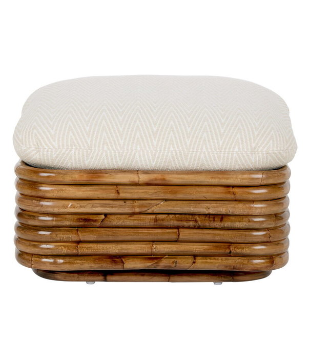Gubi  Bohemian 72 Ottoman rotan, Diagonal Boucle 002