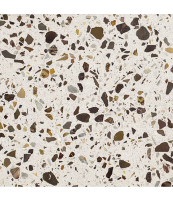 Hay  Hay - Terrazzo table red - sky grey top 60 x 60